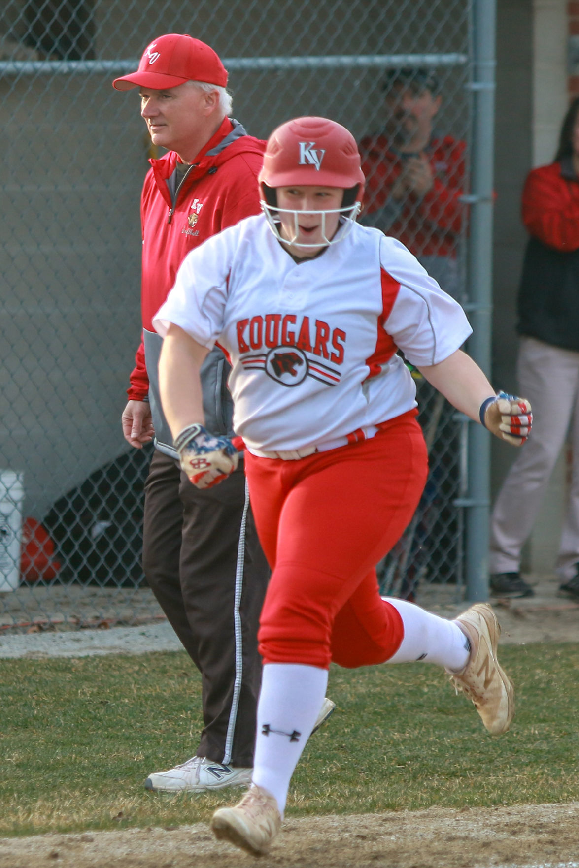 Prep softball - Highland at Kankakee Valley